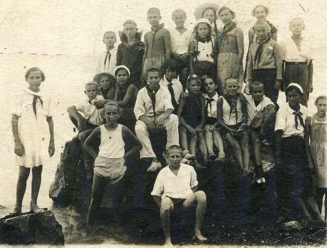 Витя Коробков в Артеке, 1938 год