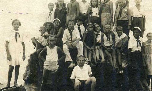 Витя Коробков в Артеке, 1938 год