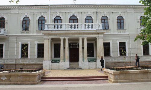 Новая подсветка фасада Феодосийского музея древностей